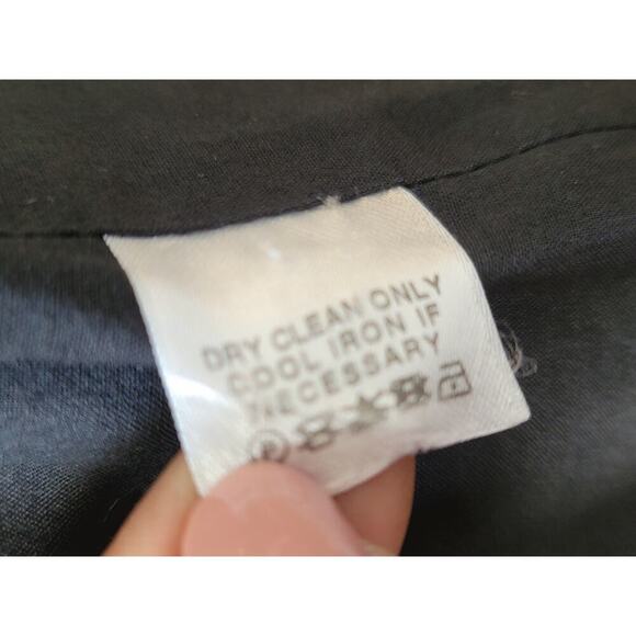 Laundry Women 2 Piece Suit Size 8 Black Wool Striped Long Sleeve Single Breasted - Picture 5 of 14